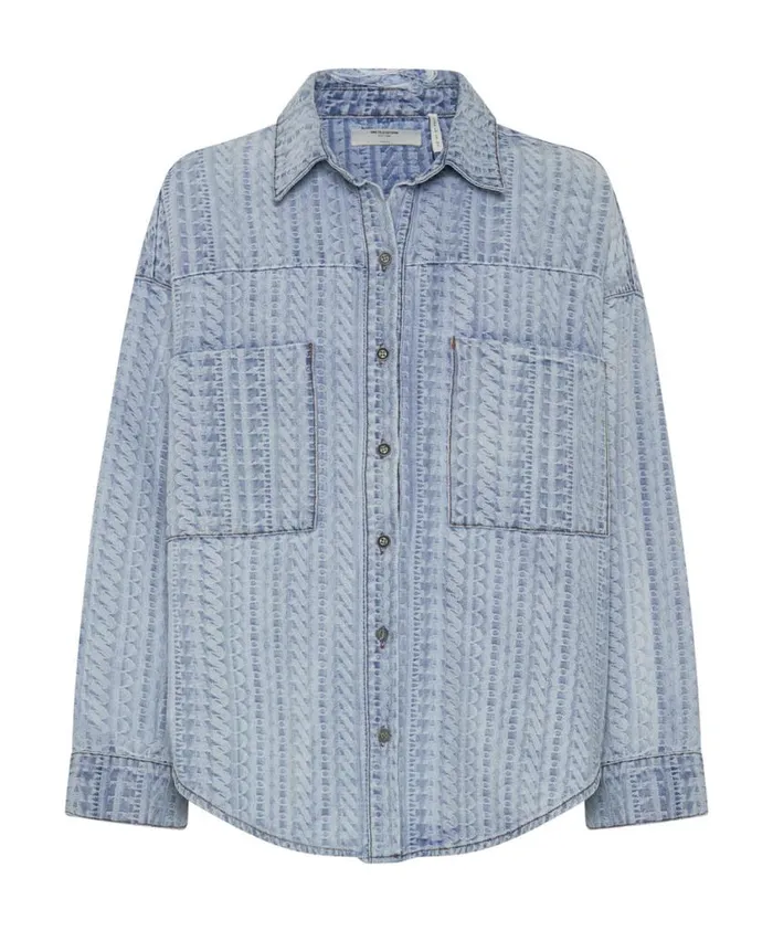 One Teaspoon Denim Shirts Women On Repeat Denim Daria Shacket