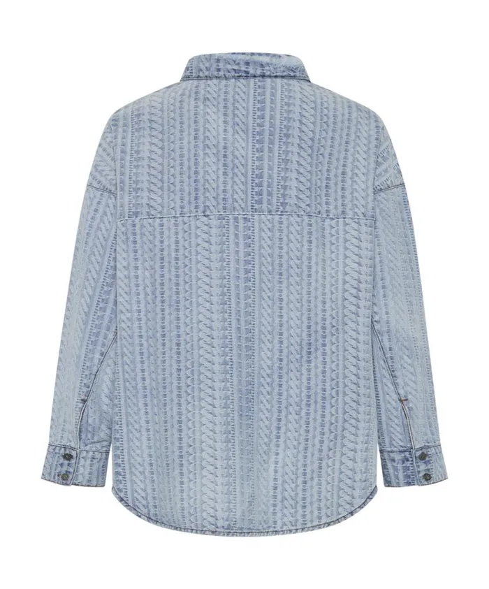 One Teaspoon Denim Shirts Women On Repeat Denim Daria Shacket