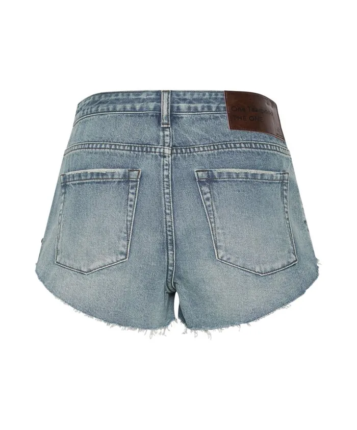 One Teaspoon Denim Shorts Women Hendrixe The One High Waist Short