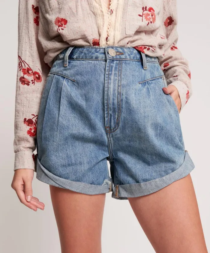 One Teaspoon Denim Shorts Women High Waist 80s Short 8211 Venice Streetwalkers
