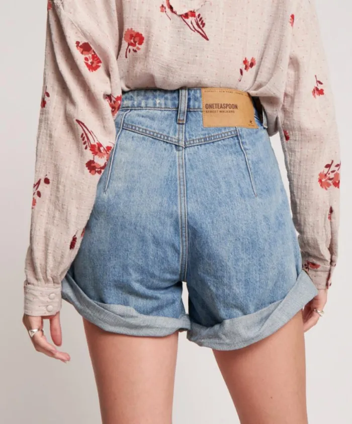One Teaspoon Denim Shorts Women High Waist 80s Short 8211 Venice Streetwalkers