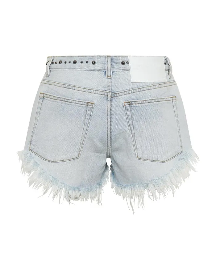 One Teaspoon Denim Shorts Women Hustler Bonitas Low Waist Denim Shorts