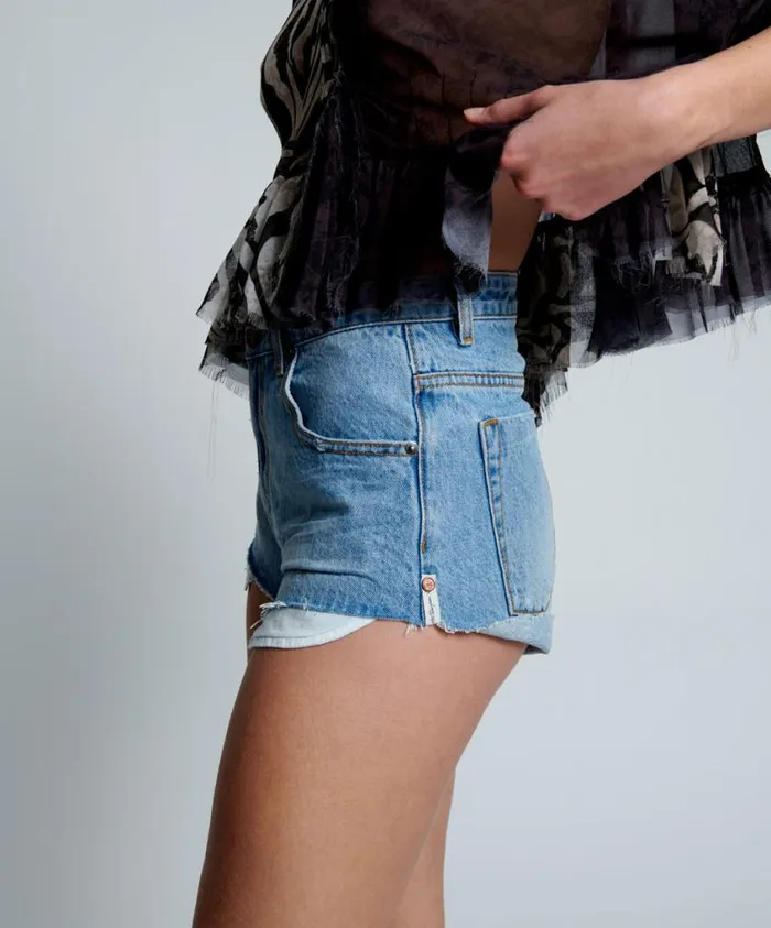 One Teaspoon Denim Shorts Women Ocean The One Short