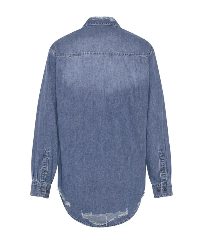 One Teaspoon Denim Tops Women Pacifica Everyday Denim Shirt