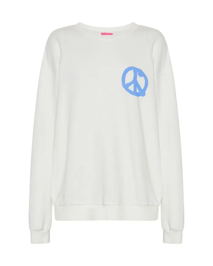 One Teaspoon Hoodies And Sweats Women Get Physical Peace Sweater