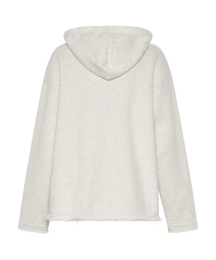 One Teaspoon Hoodies And Sweats Women Ots White Marl Voyager Hoody