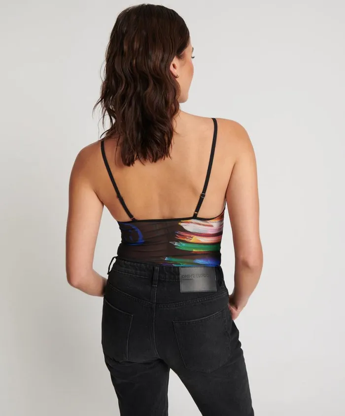 One Teaspoon Intimates Women 99 Cent Dreams Mesh Bodysuit