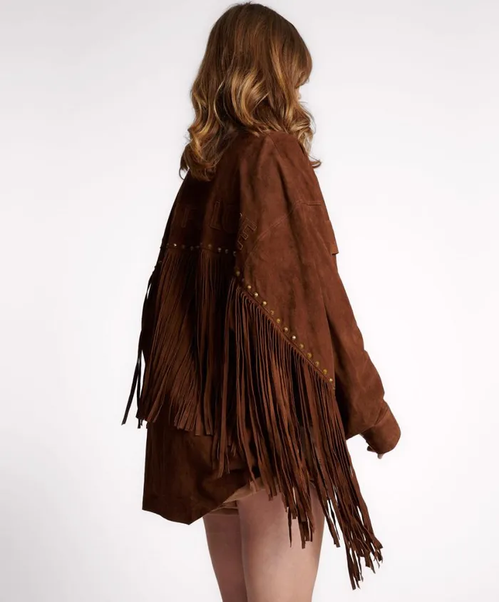One Teaspoon Jackets Women Blind For Love Fringed Daria Jacket