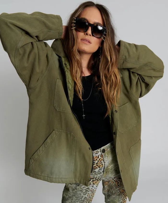 One Teaspoon Jackets Women My Boyfriends Jacket Khaki