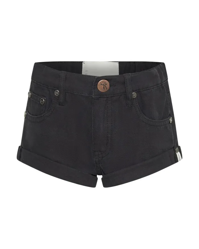 One Teaspoon Kids Clothing Women BLACK KIDS BANDIT SHORTS