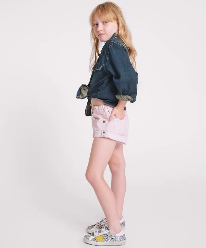 One Teaspoon Kids Clothing Women BLUSH KIDS BANDIT SHORTS