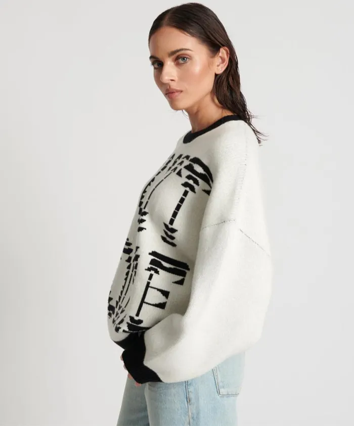 One Teaspoon Knitwear Women Nuit Noire Batwing Sweater