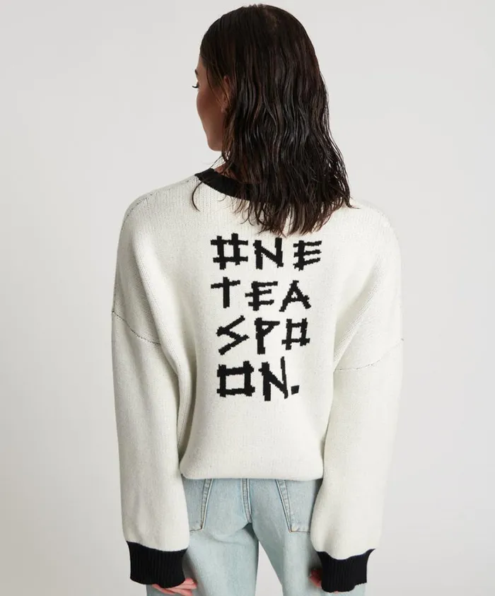 One Teaspoon Knitwear Women Nuit Noire Batwing Sweater