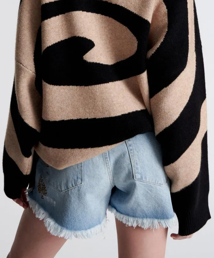 One Teaspoon Knitwear Women Vortex Jumper Blue