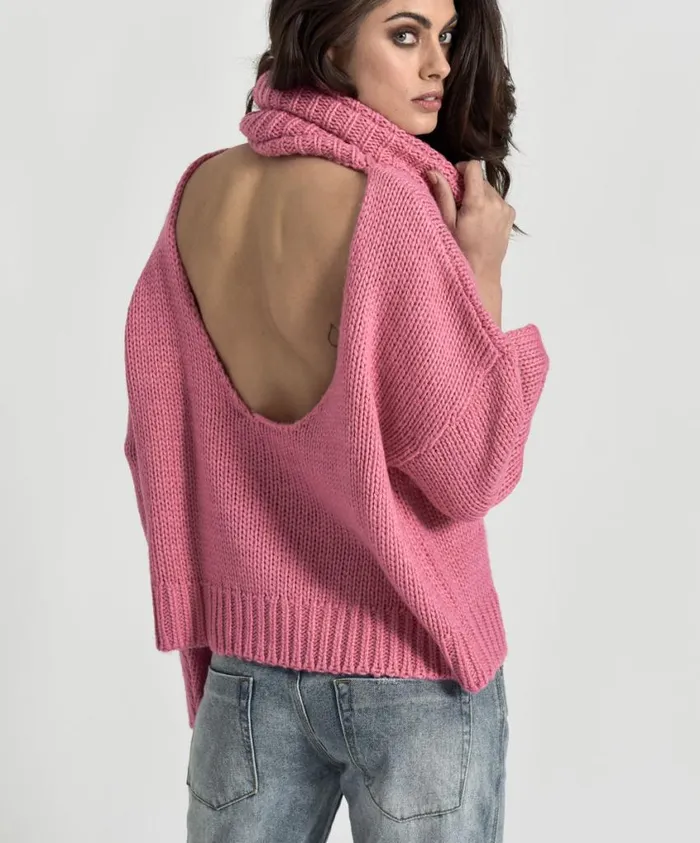 One Teaspoon Knitwear Women Winona Keyhole Roll Neck Sweater