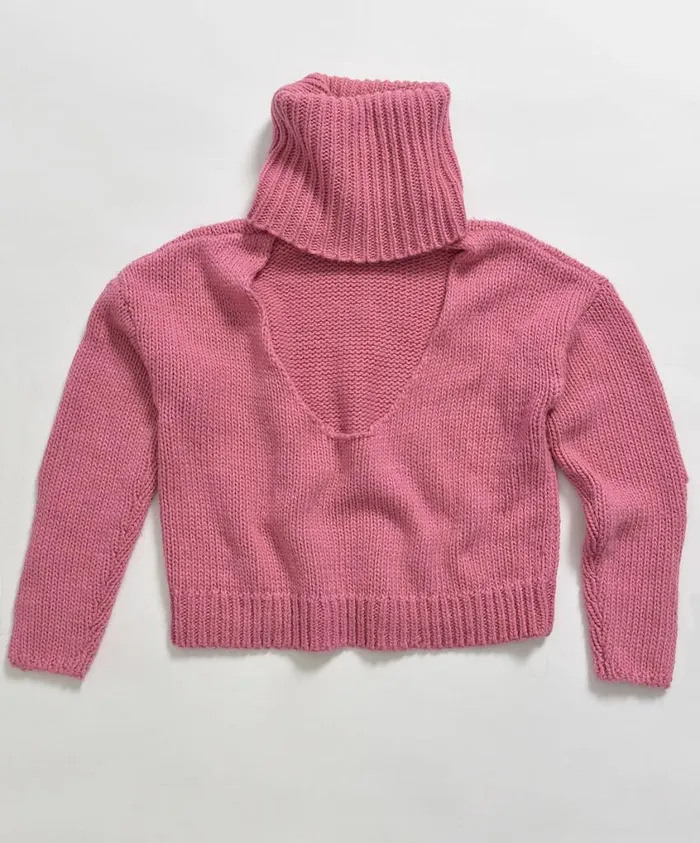 One Teaspoon Knitwear Women Winona Keyhole Roll Neck Sweater