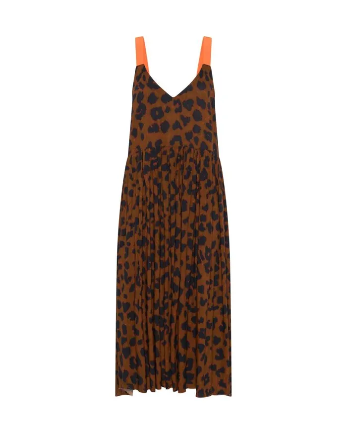One Teaspoon Midi and Maxi Dresses Women Animal Anarchy Runaway Slip Dress