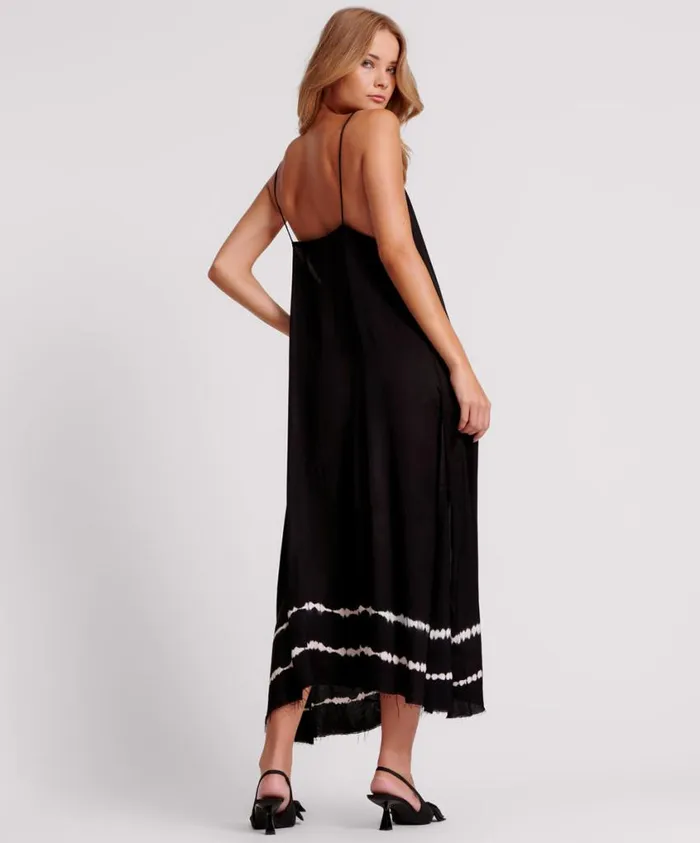 One Teaspoon Midi and Maxi Dresses Women Eclipse Hand Dyed Delirious Maxi Slip Dress
