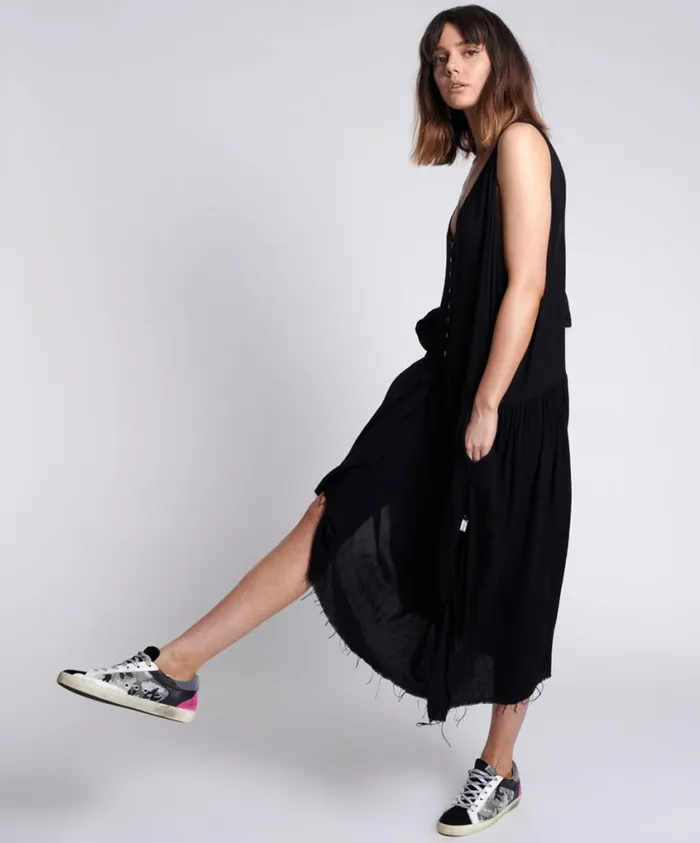 One Teaspoon Midi and Maxi Dresses Women Rebelle Noir Dress