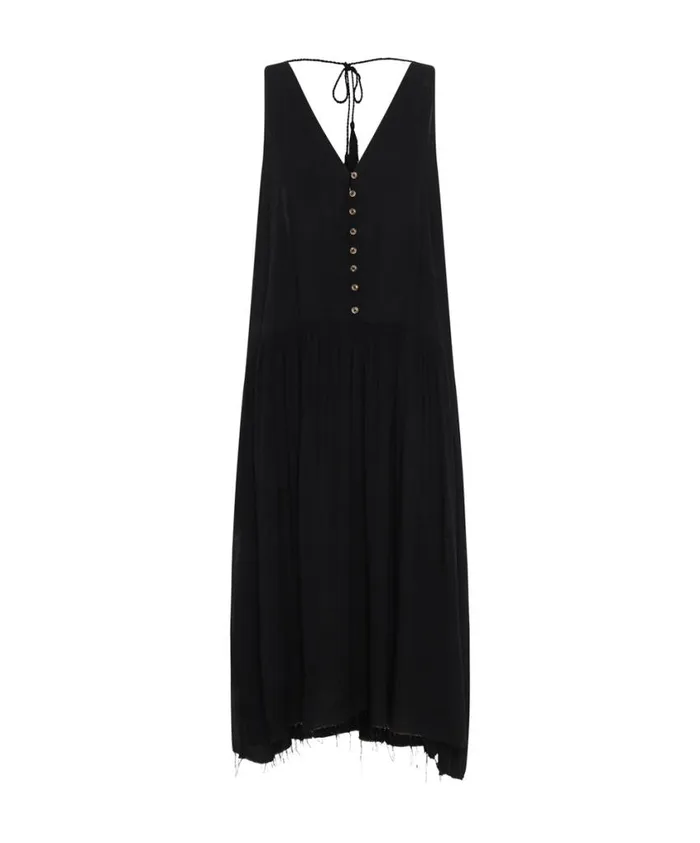One Teaspoon Midi and Maxi Dresses Women Rebelle Noir Dress
