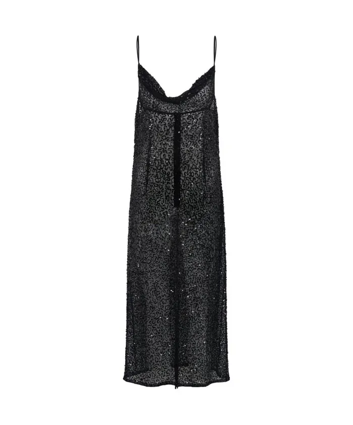 One Teaspoon Midi and Maxi Dresses Women Stellar Hand Beaded Slip Dress