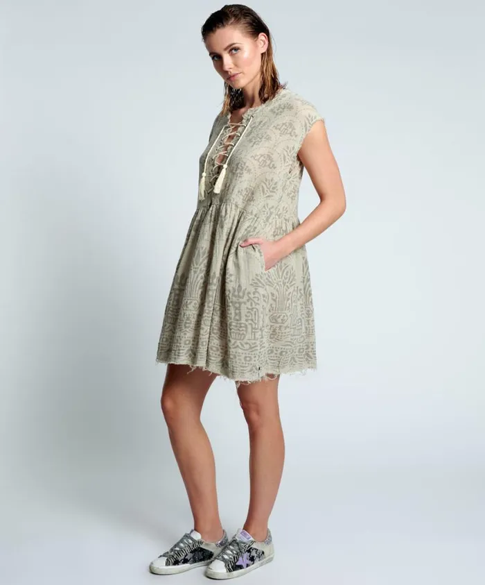One Teaspoon Mini Dresses Women Babylon Gardens Island Dress