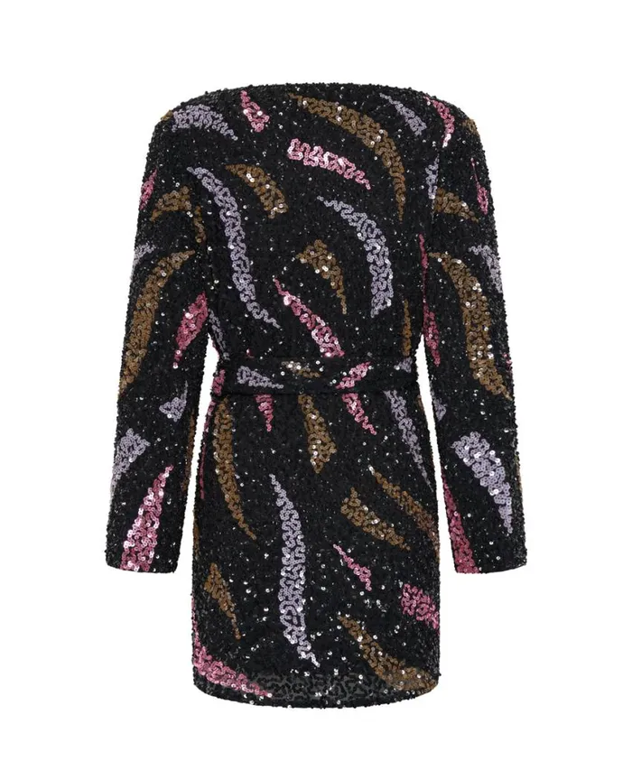 One Teaspoon Mini Dresses Women Delusion Hand Beaded Wrap Dress