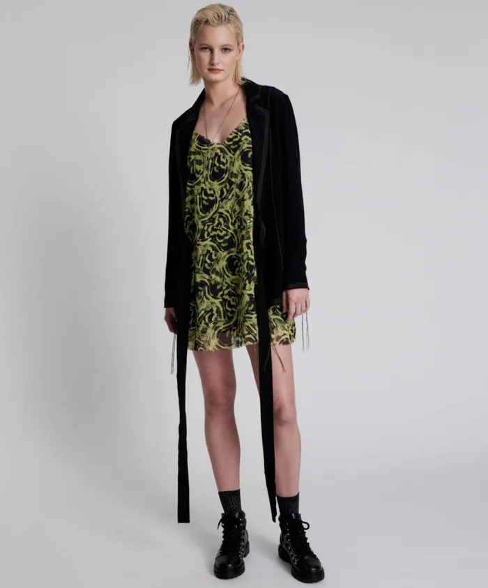 One Teaspoon Mini Dresses Women Mysterious Snake Eye Slip Dress