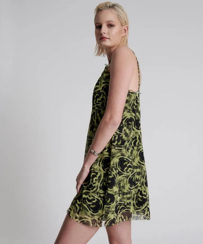 One Teaspoon Mini Dresses Women Mysterious Snake Eye Slip Dress