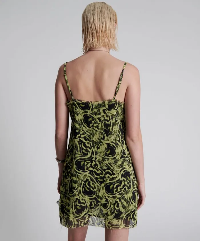 One Teaspoon Mini Dresses Women Mysterious Snake Eye Slip Dress