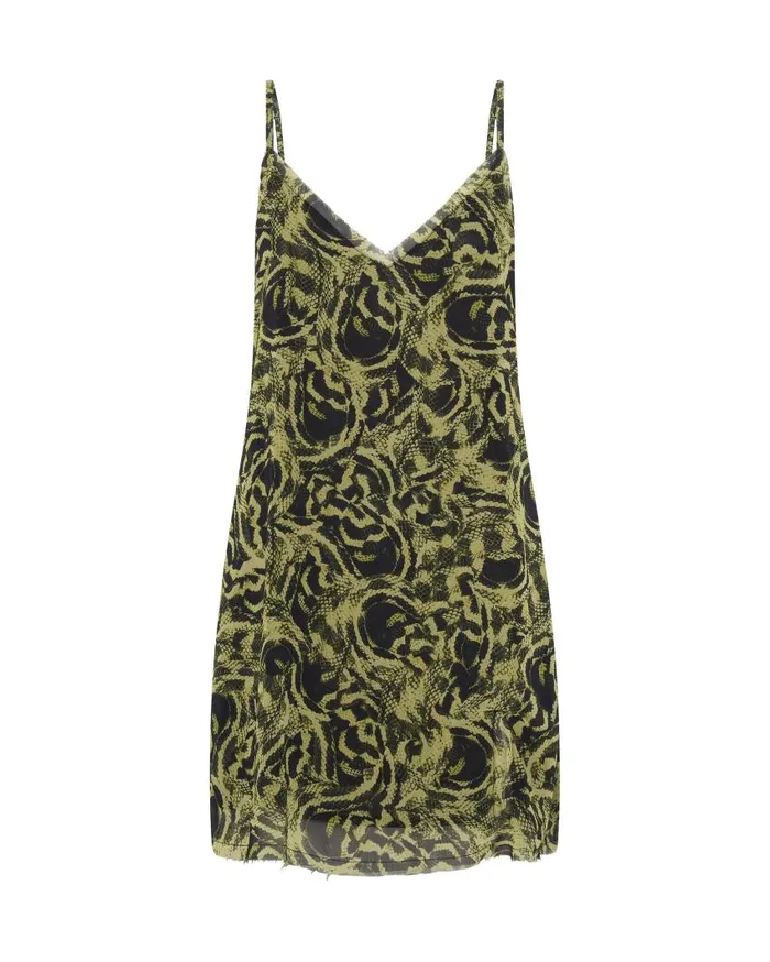 One Teaspoon Mini Dresses Women Mysterious Snake Eye Slip Dress
