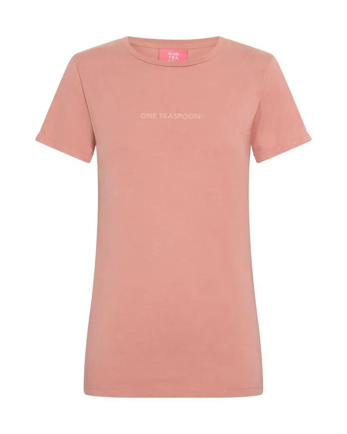 One Teaspoon Organic Tees Women Organic Logo Fitted Tee