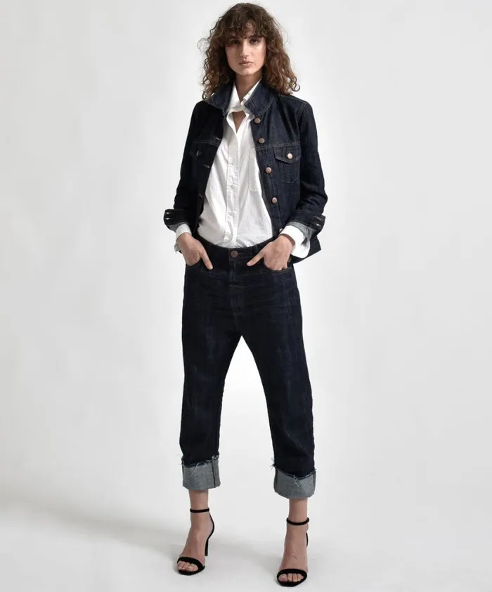 One Teaspoon Organic Tees Women Raw Indigo Bandit Jean Blue
