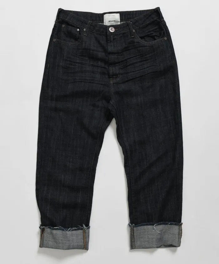 One Teaspoon Organic Tees Women Raw Indigo Bandit Jean Blue