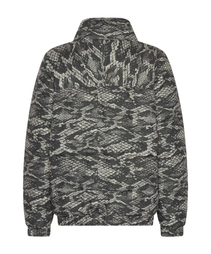 One Teaspoon Puffa Jackets Women Snaked Dirtee Love Puffa Jacket