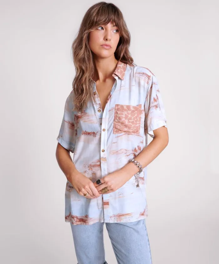 One Teaspoon Shirts Women Cowboy Desert Ranch Shirt