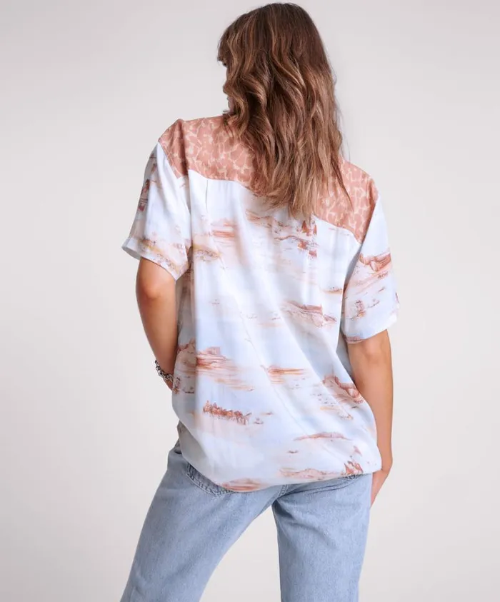 One Teaspoon Shirts Women Cowboy Desert Ranch Shirt