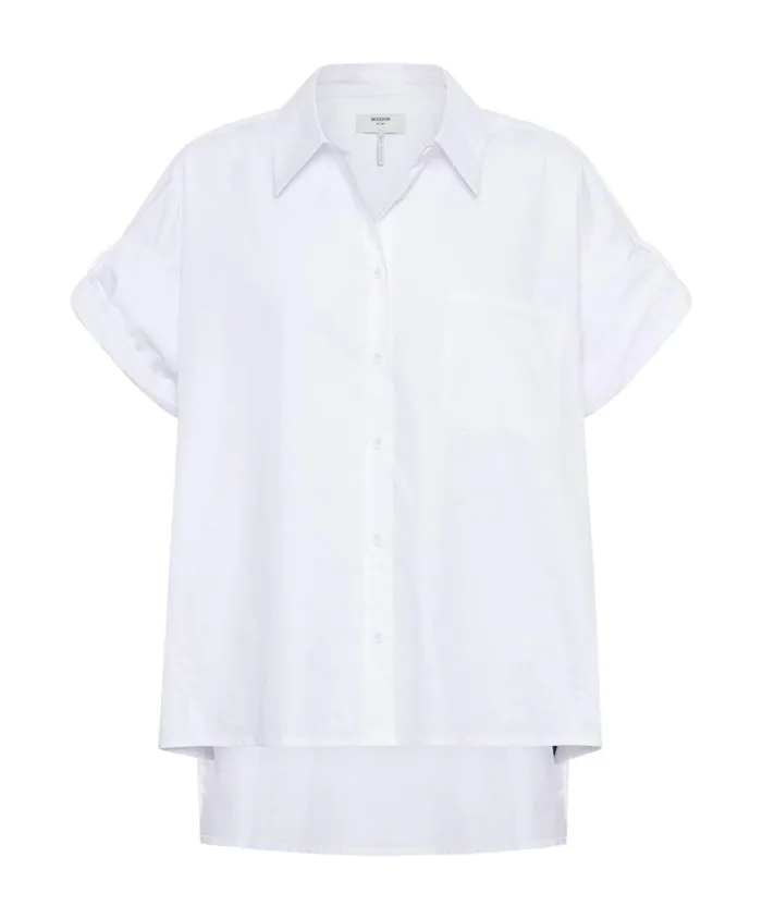 One Teaspoon Shirts Women White Kings Road Cotton Shirt