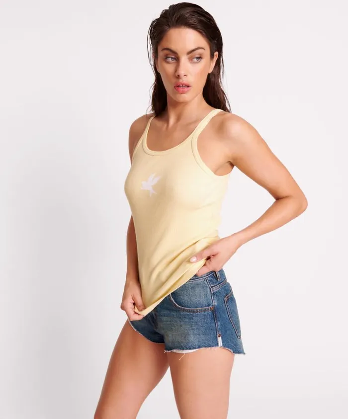One Teaspoon Tees and Tanks Women Banana One Teaspoon Rib Singlet