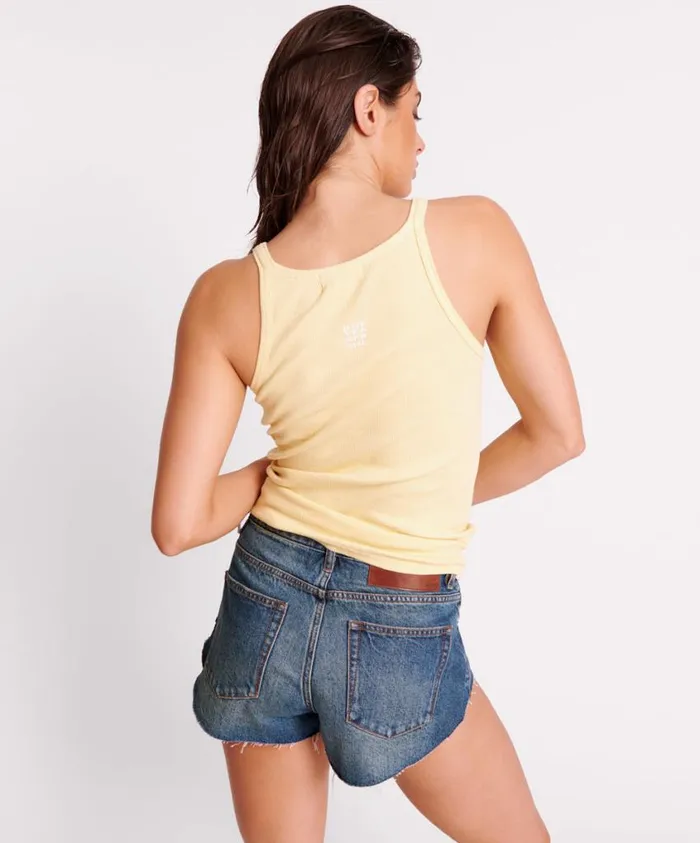 One Teaspoon Tees and Tanks Women Banana One Teaspoon Rib Singlet
