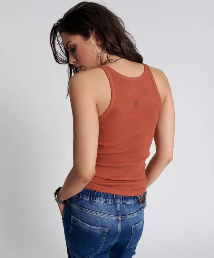 One Teaspoon Tees and Tanks Women One Teaspoon Logo Singlet