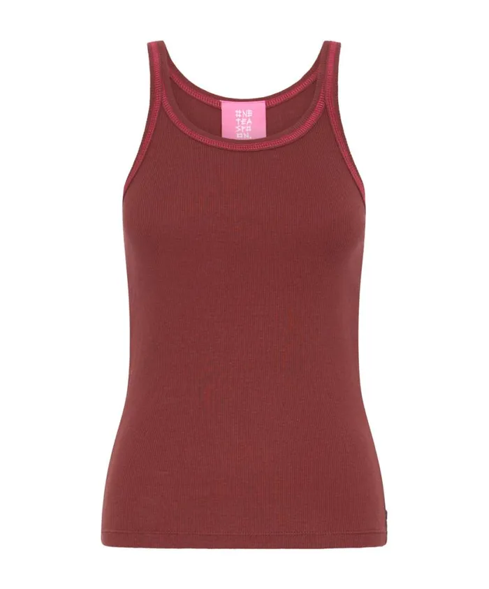 One Teaspoon Tees and Tanks Women One Teaspoon Rib Singlet Red USA