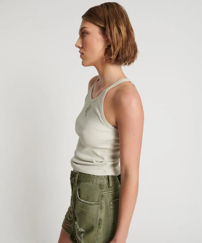 One Teaspoon Tees and Tanks Women Oneteaspoon Rib Singlet