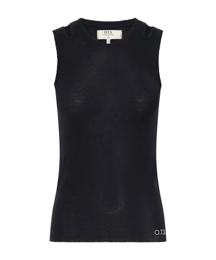 One Teaspoon Tees and Tanks Women Ots Cut Through Tank