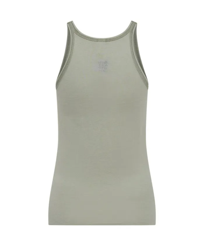 One Teaspoon Tees and Tanks Women Sage One Teaspoon Fine Rib Singlet