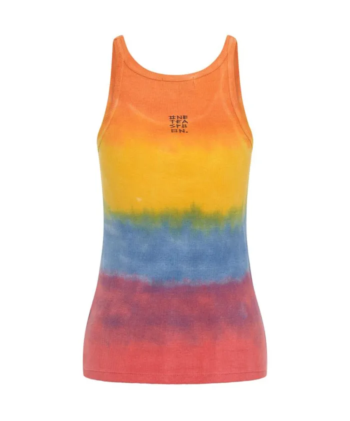 One Teaspoon Tees and Tanks Women Sunset Stripe Rib Singlet