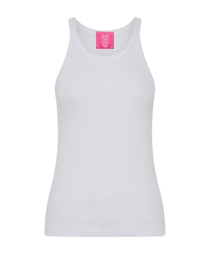 One Teaspoon Tees and Tanks Women White One Teaspoon Basic Singlet