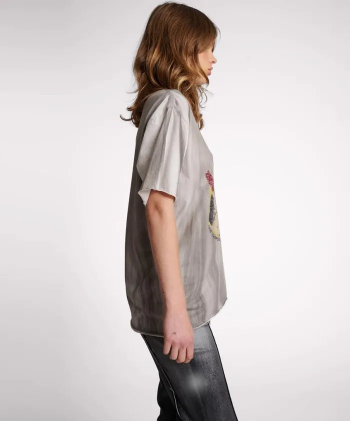 One Teaspoon Tees and Tanks Women Wild At Heart Boyfriend Tee