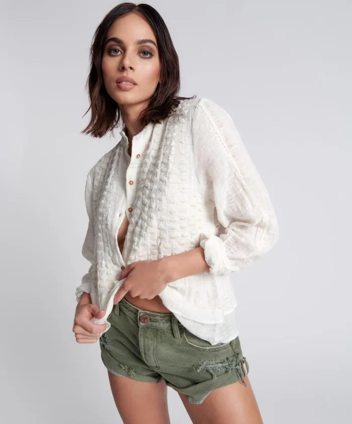 One Teaspoon Tops Women Artisan Handmade Phoenix Top