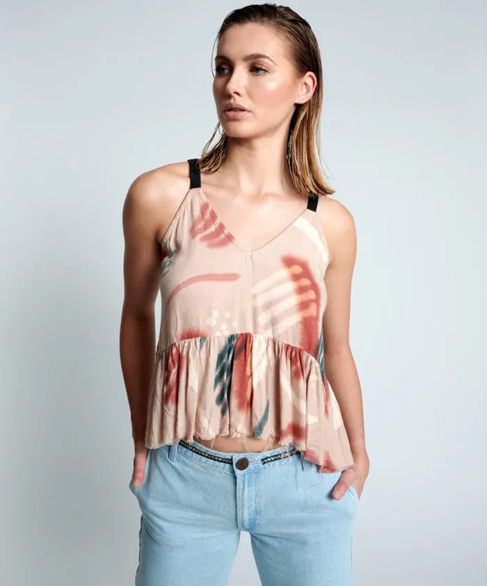 One Teaspoon Tops Women Cosmic Runnaway Cami